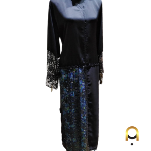 Lace Black Abaya