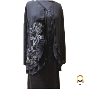 Black Designer Abaya in Dibba | Abaya Designers | Athoob Abayas